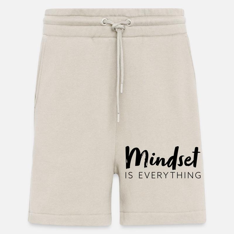 Mindset is everything - Shorts - made by SPREAD - WARM CLAY