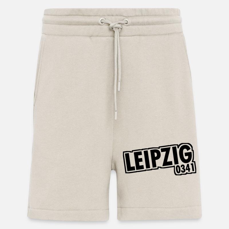 Leipzig - 0341 - Area Code - Saxony - Shorts - made by SPREAD - WARM CLAY