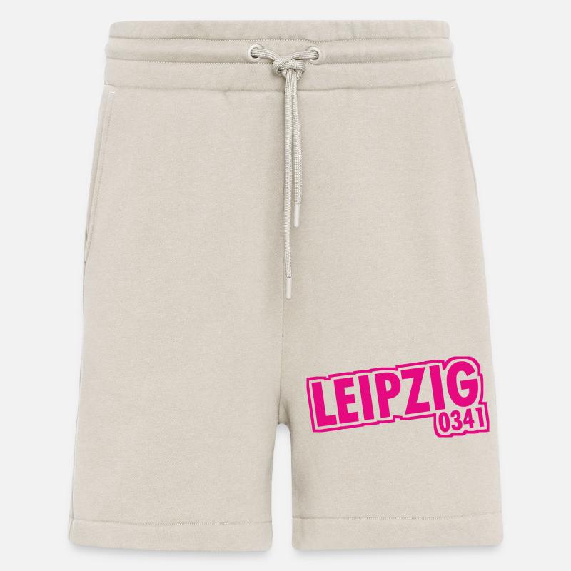 Leipzig - 0341 - Area Code - Saxony - Shorts - made by SPREAD - WARM CLAY