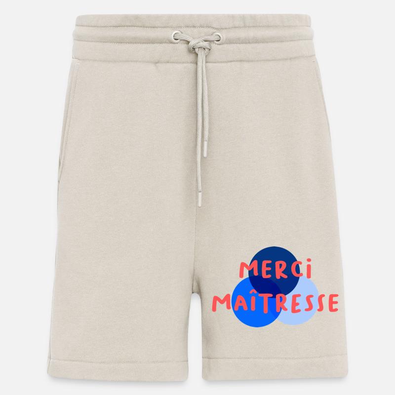MAÎTRESSE. MERCI. MERCI MAÎTRESSE - Short bio décontracté fabriqué en UE - WARM CLAY