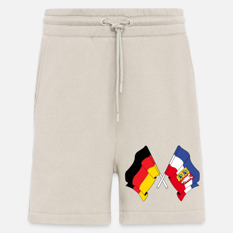 Drapeau de l’Allemagne, Schleswig Holstein - Short bio décontracté fabriqué en UE - WARM CLAY