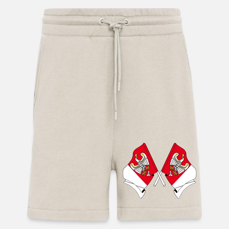 Zwei Flaggen Großpolen - Shorts - made by SPREAD - WARM CLAY