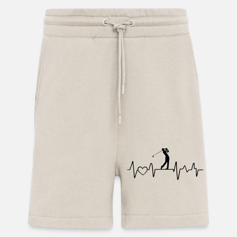 Golf-Herzschlag - Shorts - made by SPREAD - WARM CLAY