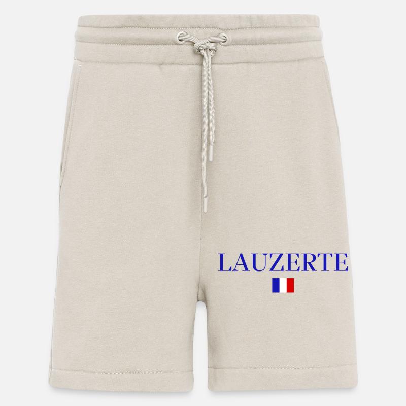 LAUZERTE-Conception du drapeau français. - Short bio décontracté fabriqué en UE - WARM CLAY