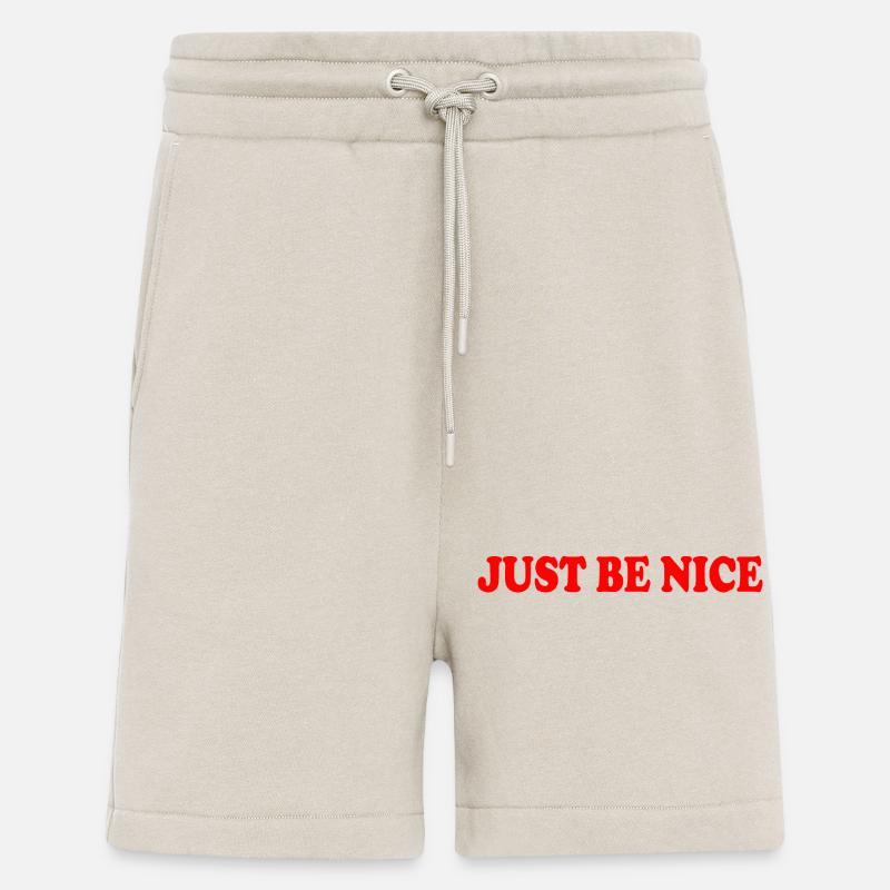 Just be nice - Short bio décontracté fabriqué en UE - WARM CLAY