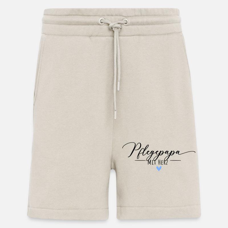 Pflegepapa mit Herz - Shorts - made by SPREAD - WARM CLAY