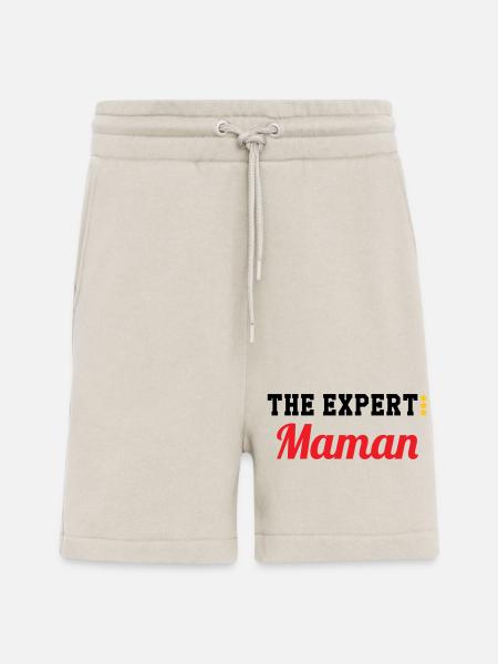 Maman l'experte - Short bio décontracté fabriqué en UE - WARM CLAY