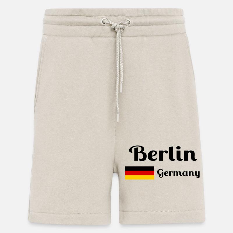 Berlin, Deutschland - Stilvolle Drucke - Shorts - made by SPREAD - WARM CLAY