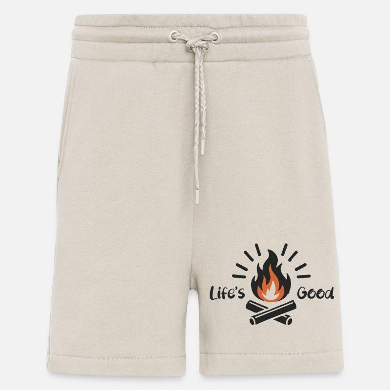 La vie est belle - Short bio décontracté fabriqué en UE - WARM CLAY