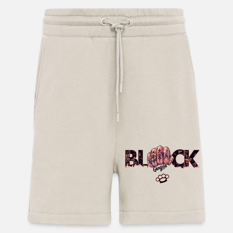 Block Gangster - Shorts - made by SPREAD - WARM CLAY