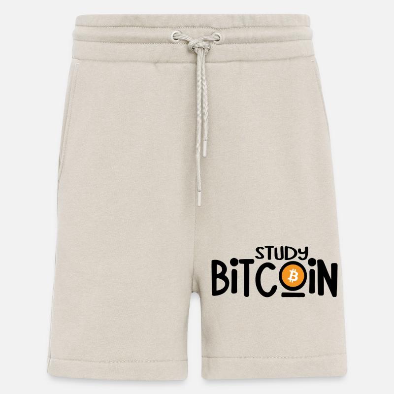 Study Bitcoin - Shorts - made by SPREAD - WARM CLAY