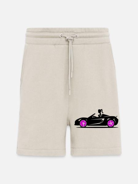 Kvinde Sportsvogn Cabriolet Bil - Organic relaxed shorts made in EU - WARM CLAY