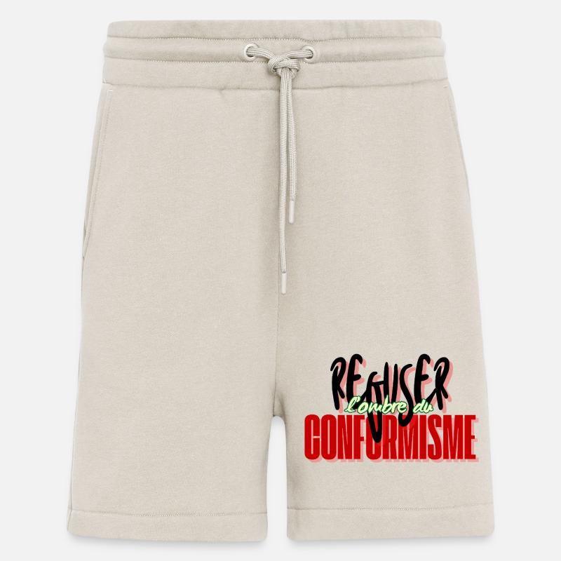 Refuser le conformisme - Short bio décontracté fabriqué en UE - WARM CLAY