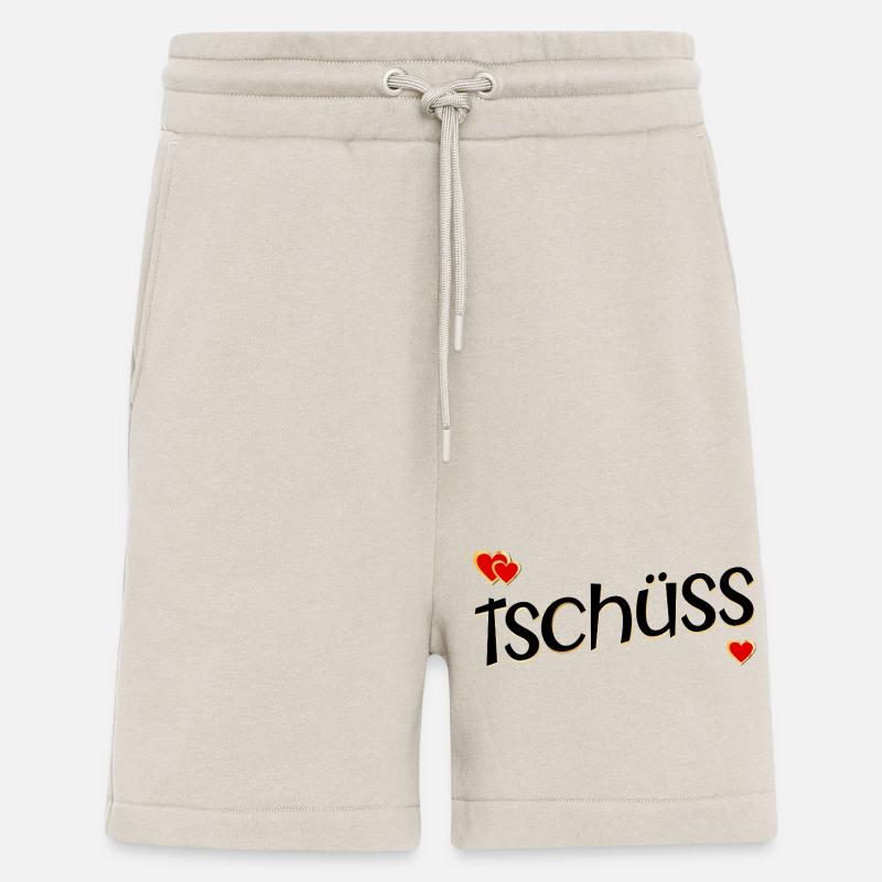 TSCHÜSS ABSCHIED HERZ - Shorts - made by SPREAD - WARM CLAY