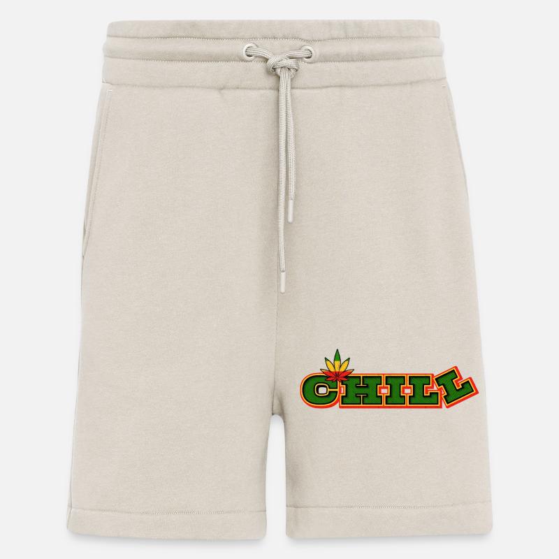Psychedelic Chill Cannabis Wortkunst - Shorts - made by SPREAD - WARM CLAY