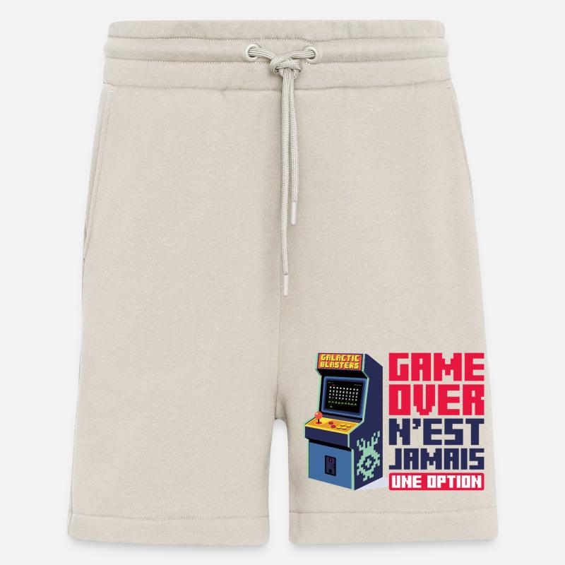 Galactic Blasters par Helfspawn - Short bio décontracté fabriqué en UE - WARM CLAY