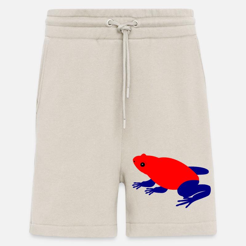 Erdbeer Pfeilgiftfrosch Tierkunst - Shorts - made by SPREAD - WARM CLAY
