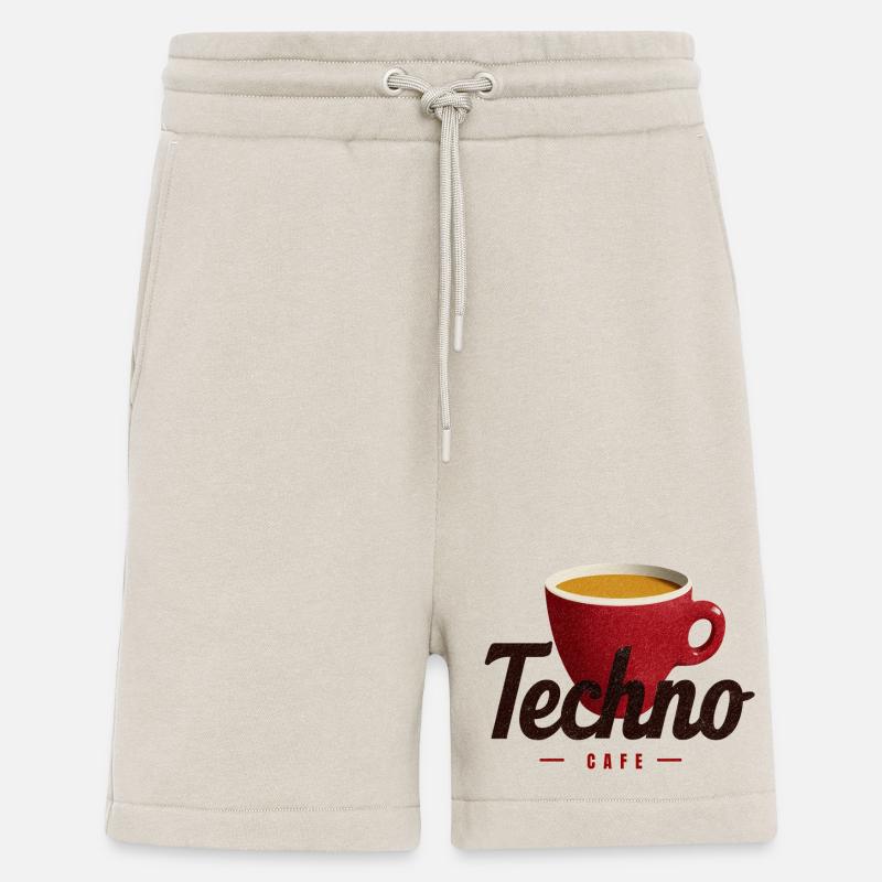 Techno Cafe - Shorts - made by SPREAD - WARM CLAY
