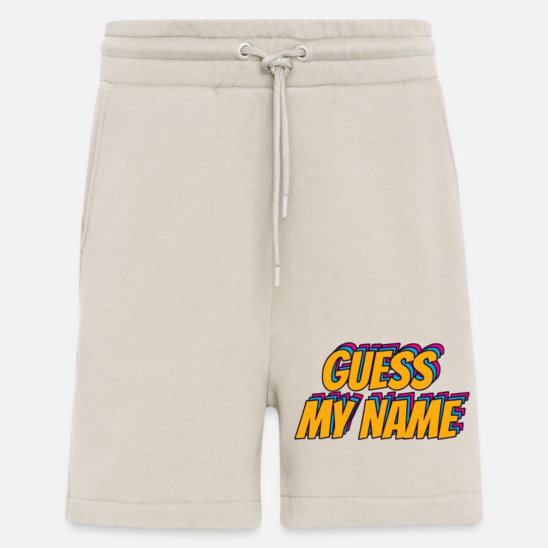 Devinez le nom de Mi - Short bio décontracté fabriqué en UE - WARM CLAY