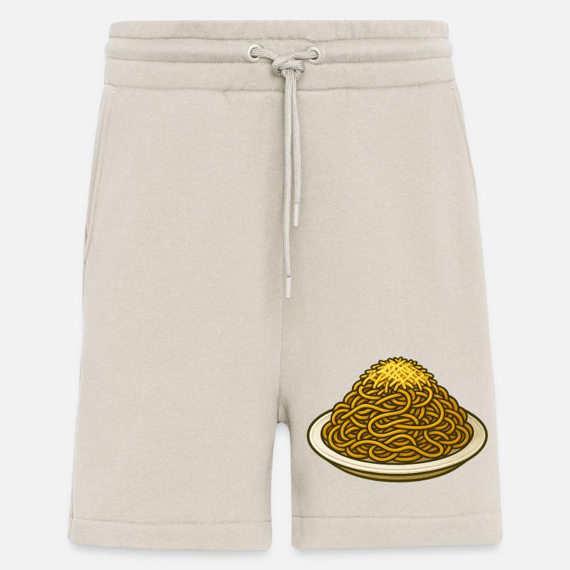 Spaghetti mit Käse Illustration - Shorts - made by SPREAD - WARM CLAY
