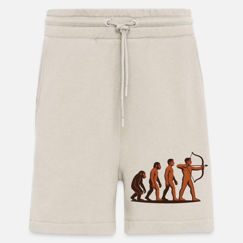 Evolution Archery Bow Target Archer - Shorts - made by SPREAD - WARM CLAY