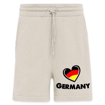 deutschland_herz_germany - Short bio décontracté fabriqué en UE - WARM CLAY - Devant