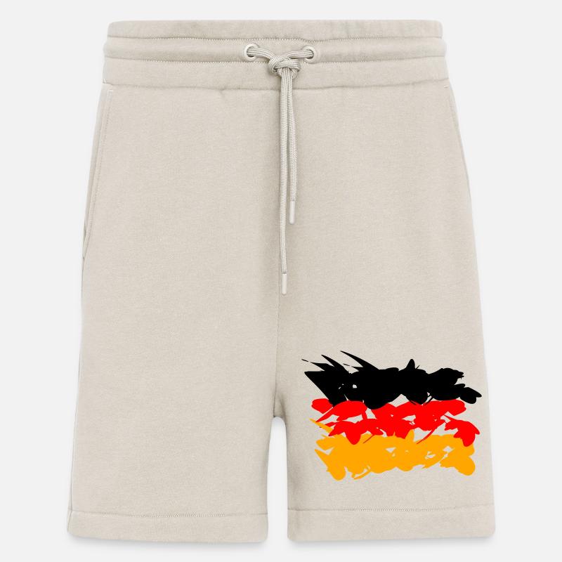 Deutschland Flagge Graffiti Design - Shorts - made by SPREAD - WARM CLAY