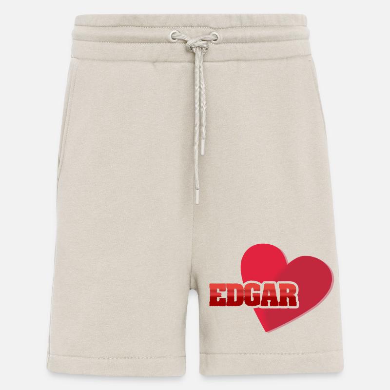 Herz EDGAR Schriftzug - Shorts - made by SPREAD - WARM CLAY