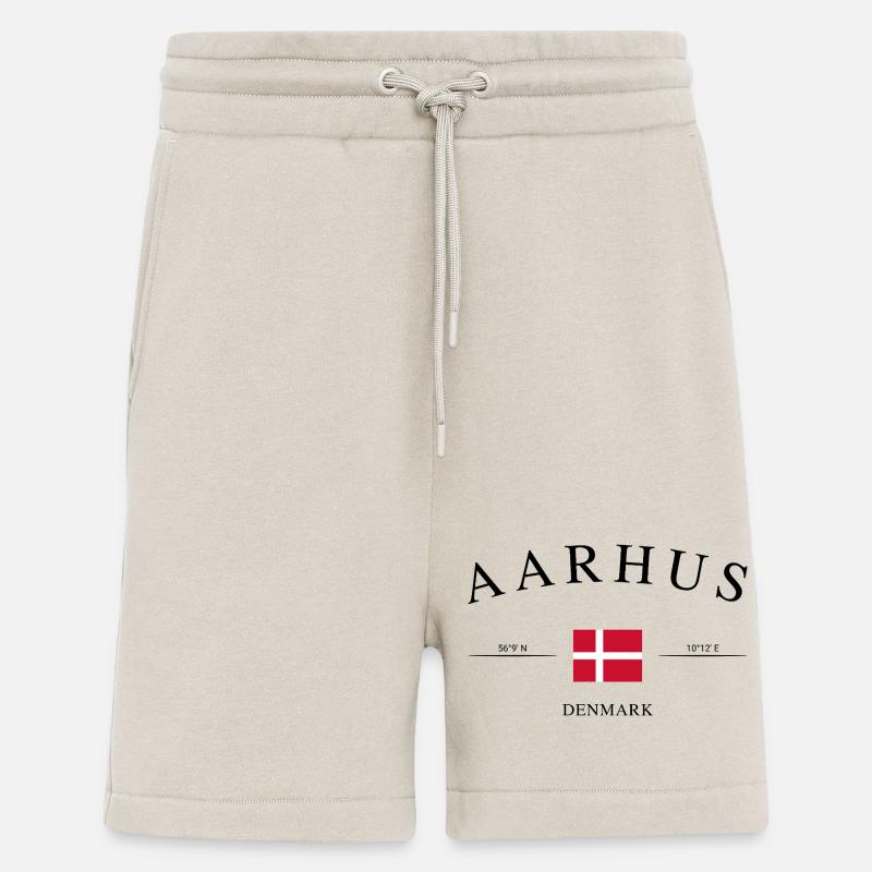 Aarhus Dänemark – Urlaub Souvenir & Geschenk - Shorts - made by SPREAD - WARM CLAY