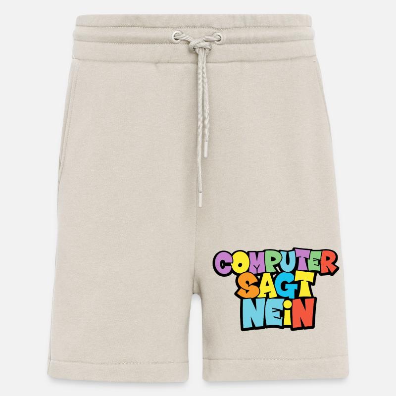 Bunte Computer Sagt Nein Grafik - Shorts - made by SPREAD - WARM CLAY