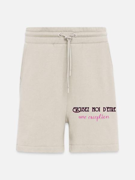 Excusez Moi DÊtre Une Exception - Short bio décontracté fabriqué en UE - WARM CLAY
