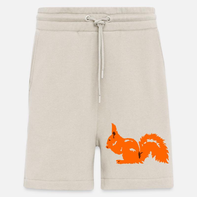 Eichhoernchen Silhouette - Shorts - made by SPREAD - WARM CLAY