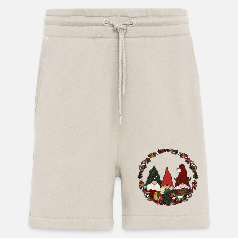 Wichtel  im Weihnachtskranz - Shorts - made by SPREAD - WARM CLAY