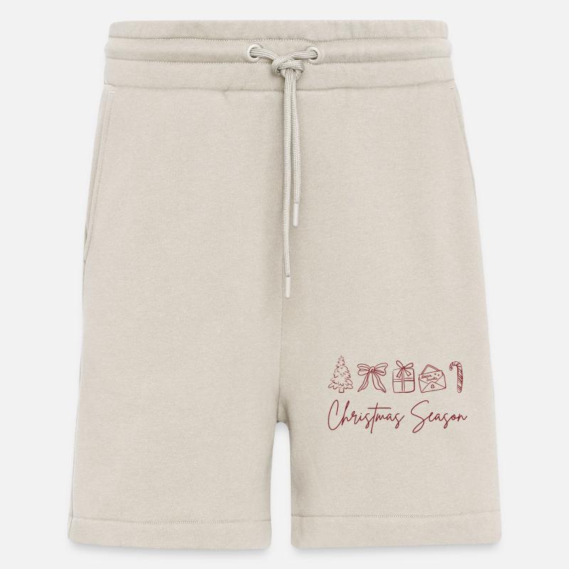 Période de Noël - Short bio décontracté fabriqué en UE - WARM CLAY