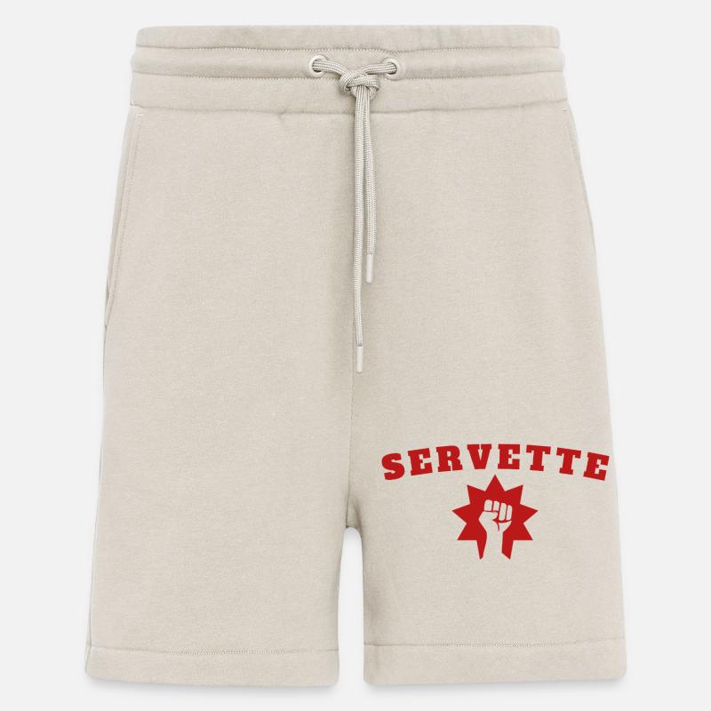 Servette - Short bio décontracté fabriqué en UE - WARM CLAY