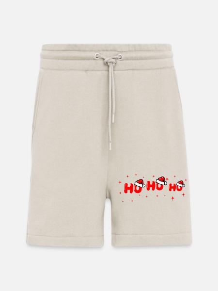 Ho Ho Ho Santa Lettering - Shorts - made by SPREAD - WARM CLAY