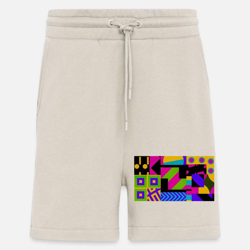 Nova Neon Geometrie - Shorts - made by SPREAD - WARM CLAY