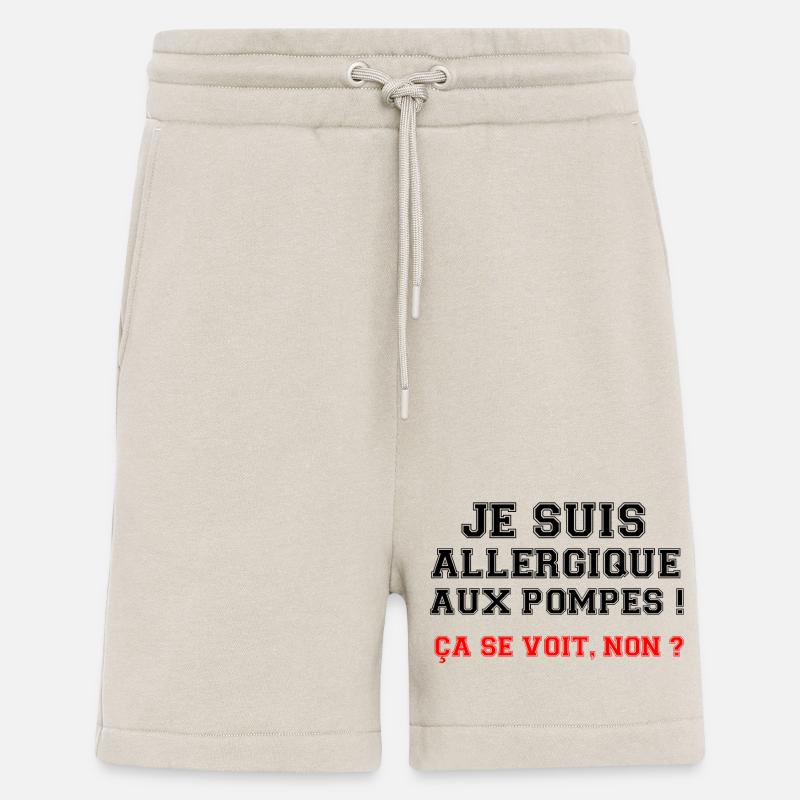 Ich bin allergisch gegen Pumpen! - Shorts - made by SPREAD - WARM CLAY