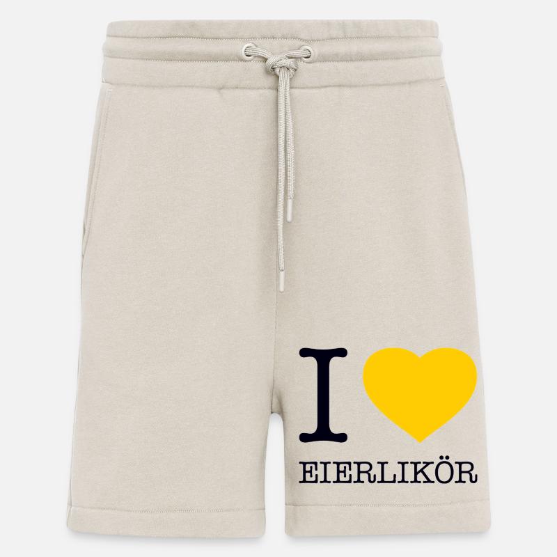 J’adore le lait de poule - Short bio décontracté fabriqué en UE - WARM CLAY