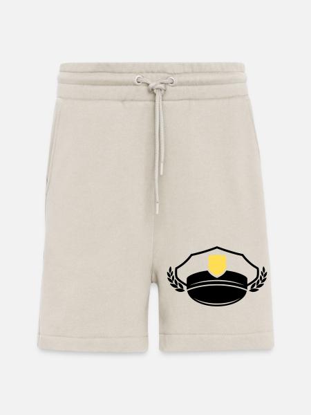 Police Cap & Badge | Honor & Respect - Shorts - made by SPREAD - WARM CLAY