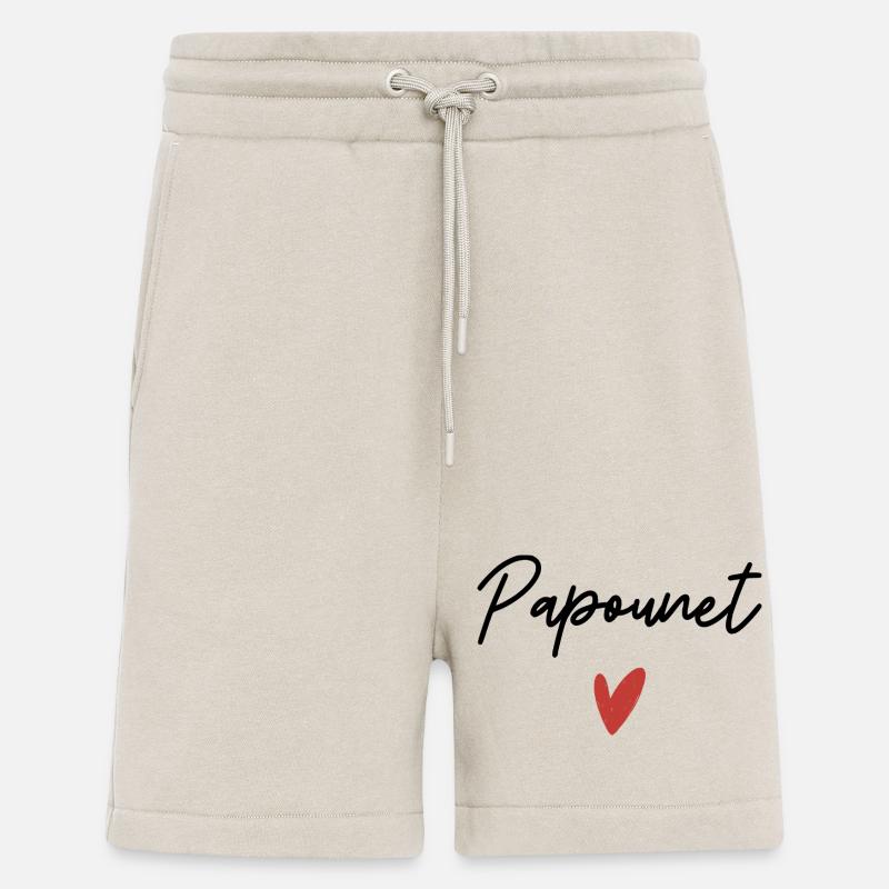 Papa Herz Geschenkidee - Shorts - made by SPREAD - WARM CLAY