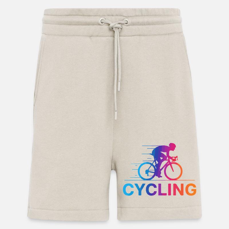 Gradient vibrant du cyclisme - Short bio décontracté fabriqué en UE - WARM CLAY