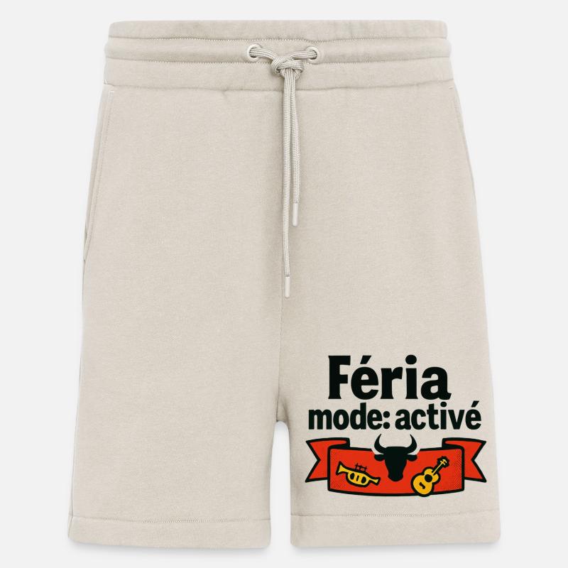 Féria mode : activé - Short bio décontracté fabriqué en UE - WARM CLAY