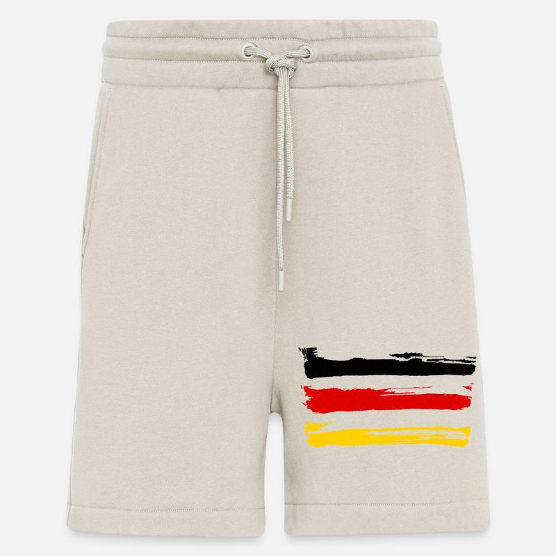 Saksa - Organic Relaxed shortsit Made in EU - WARM CLAY