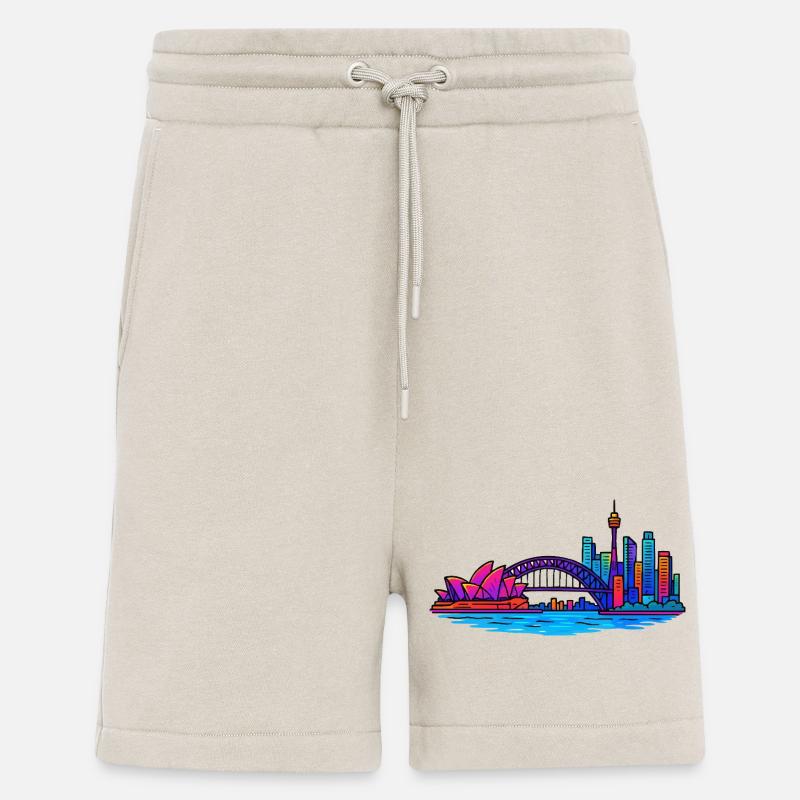 Skyline Sydney - Short bio décontracté fabriqué en UE - WARM CLAY