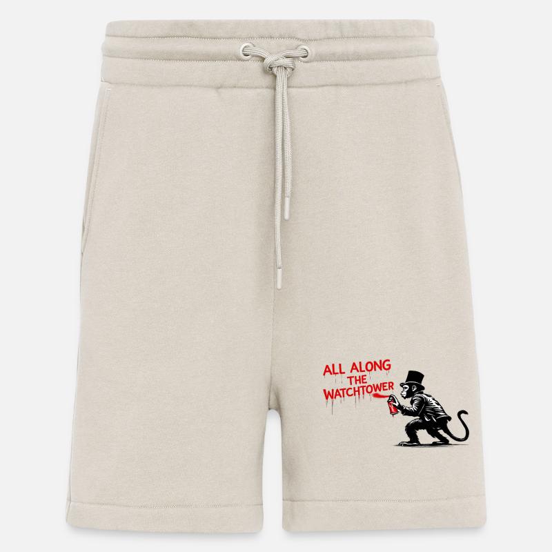 Sprayaffe im Graffiti Stil - Shorts - made by SPREAD - WARM CLAY