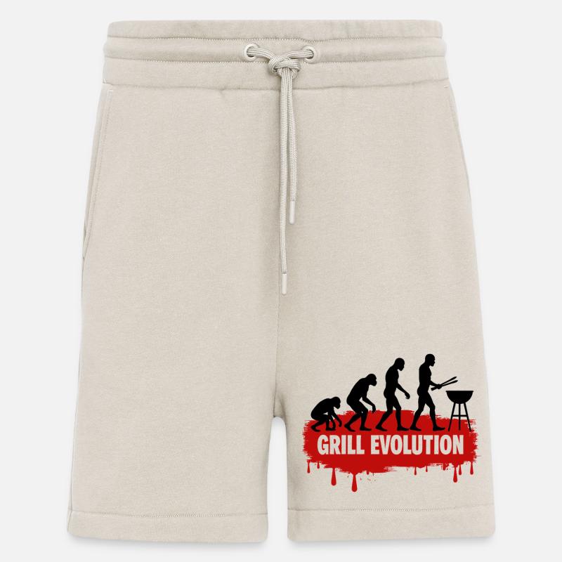 Évolution du grill - Short bio décontracté fabriqué en UE - WARM CLAY