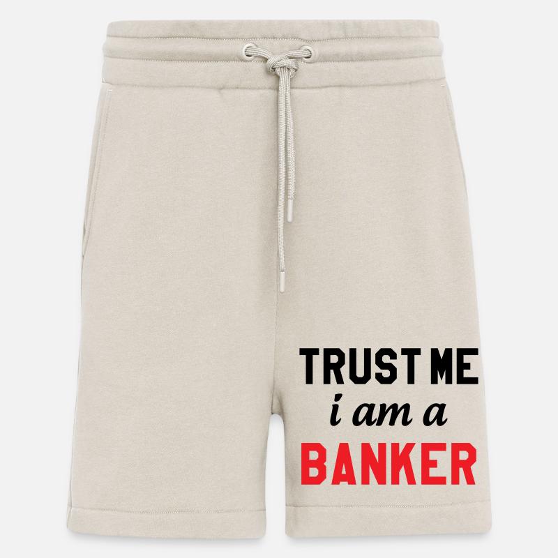 Glaub mir, ich bin Banker - Shorts - made by SPREAD - WARM CLAY