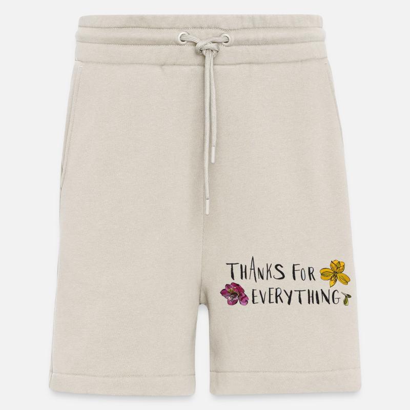 Thanks for everything - Shorts - made by SPREAD - WARM CLAY