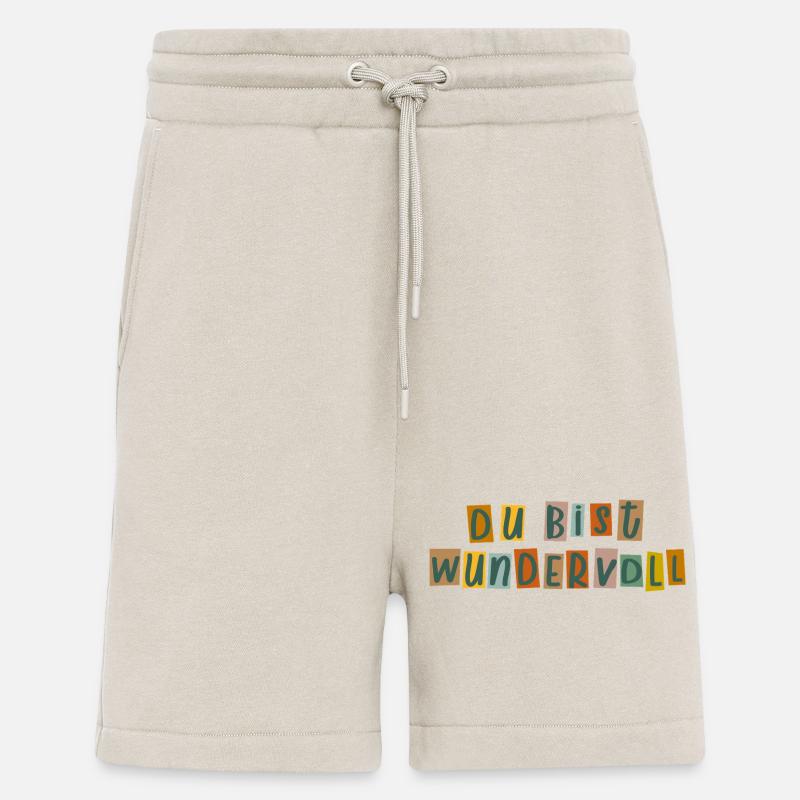 Du bist wundervoll  - Shorts - made by SPREAD - WARM CLAY
